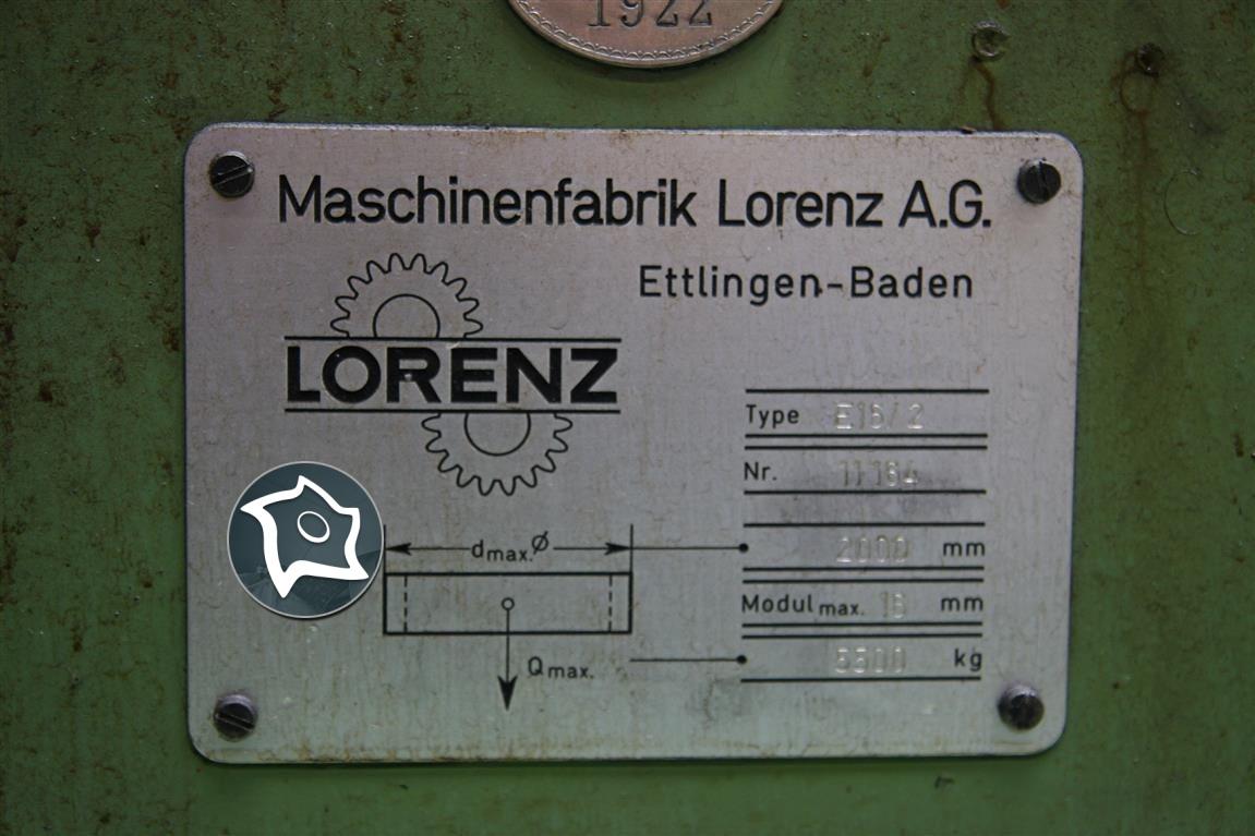 Зубофрезерный станок вертикальный Lorenz E 16/2