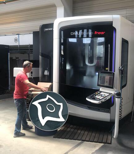 5-осьовий вертикально-фрезерний обробний центр DMG MORI DMU 80 eVo Linear-ID16636