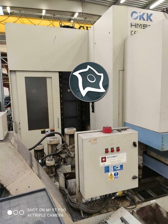 4-осевой горизонтально-фрезерный обрабатывающий центр с ЧПУ OKK HM 50-ID14220