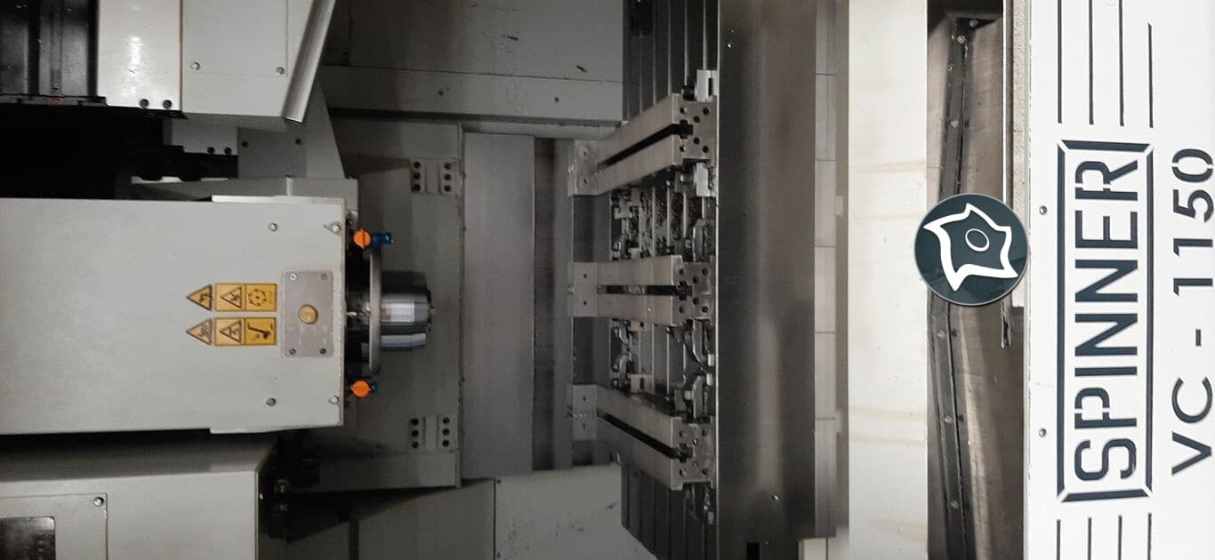 4-осевой вертикально-фрезерный обрабатывающий центр с ЧПУ Spinner VC 1150-10-ID13904