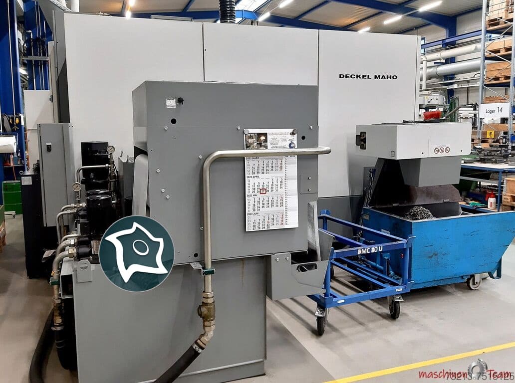 5-осевой фрезерный станок с ЧПУ DECKEL MAHO DMC 80 U duoBLOCK-ID16796