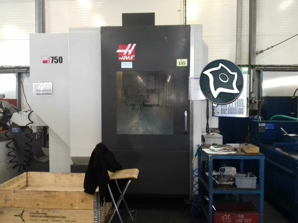5-осевой фрезерный станок с ЧПУ HAAS UMC 750-ID15136