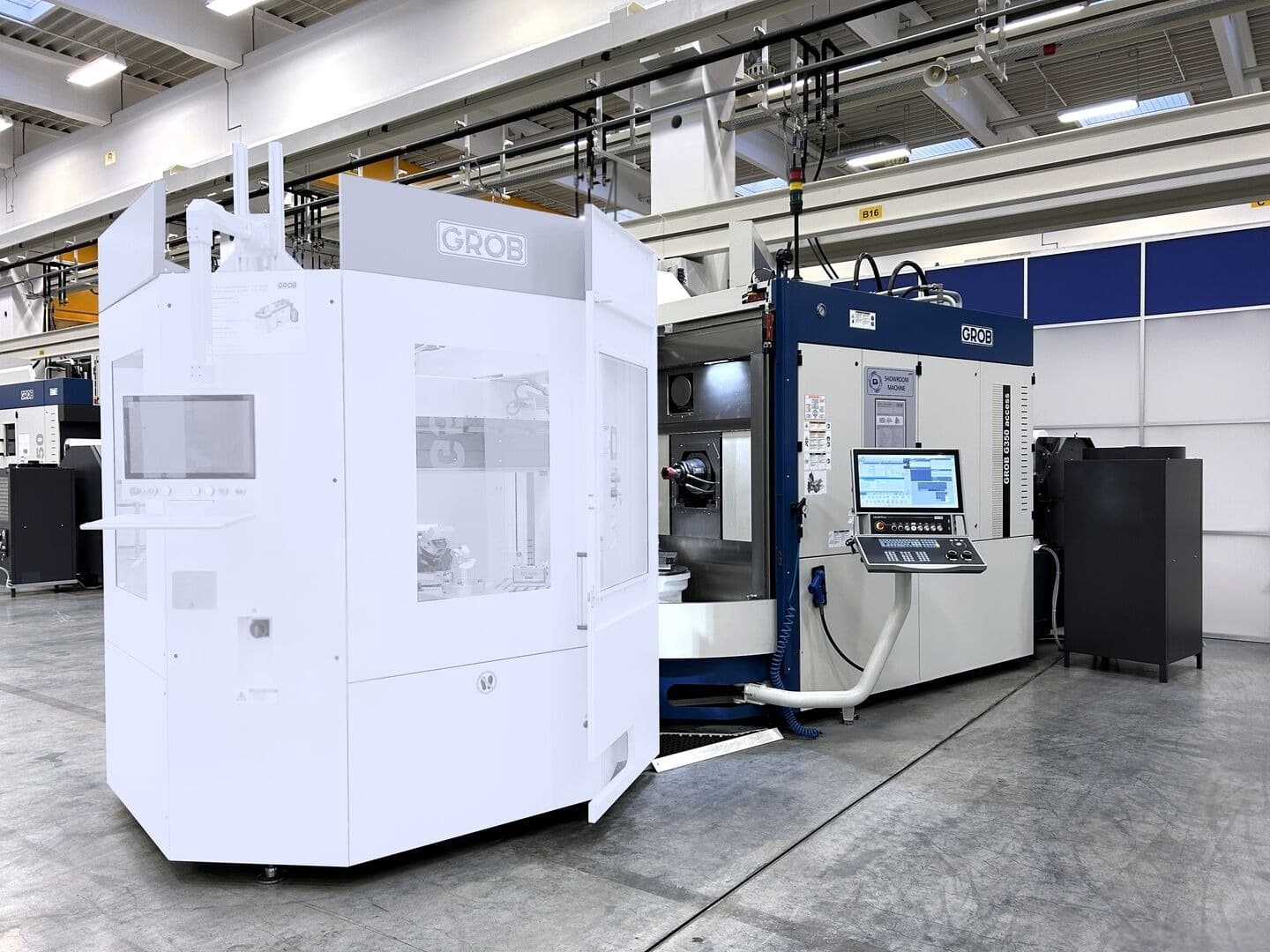 5-осевой горизонтальный обрабатывающий центр с ЧПУ GROB-WERKE G350 access-SERIE-ID17473