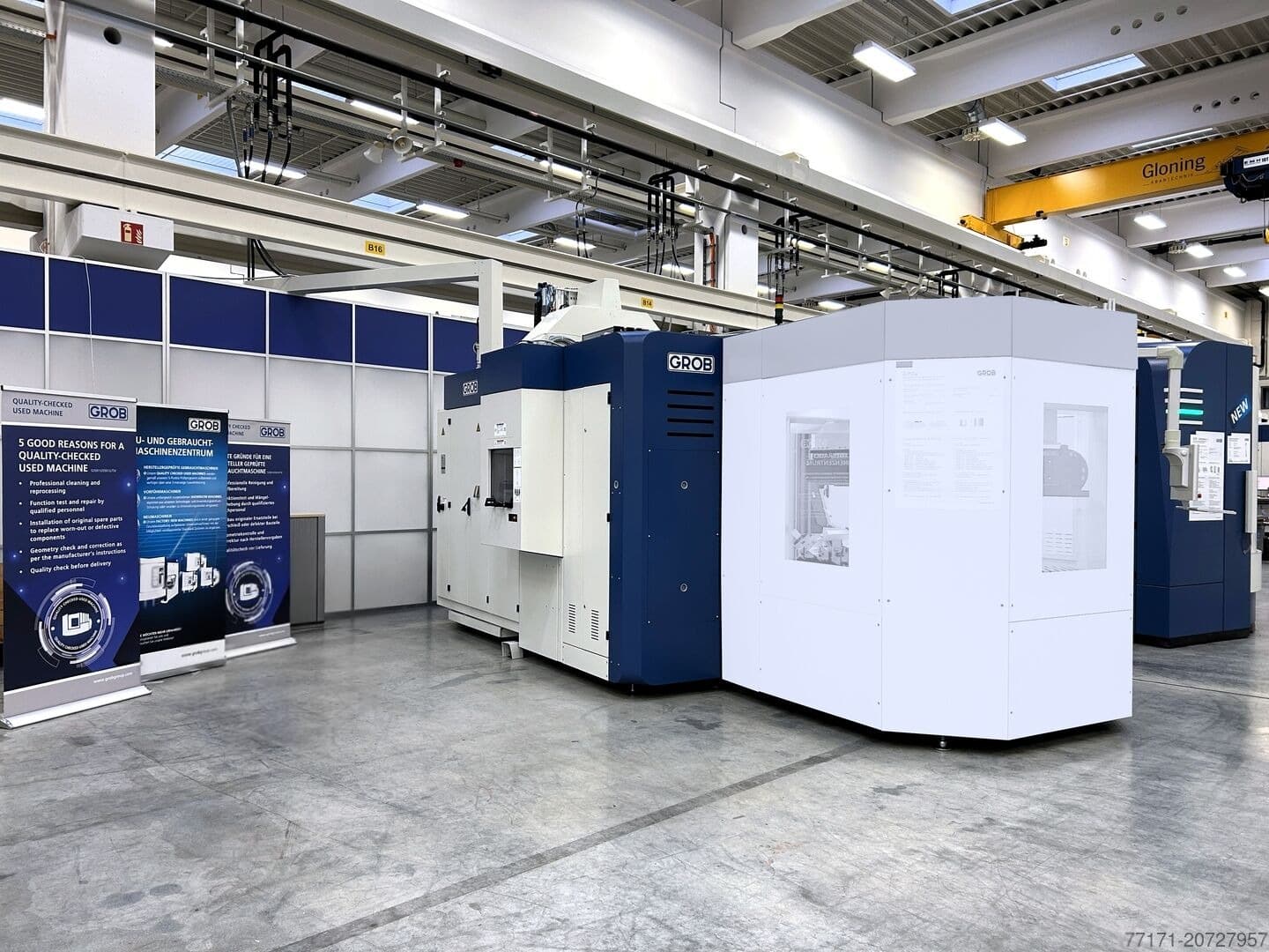 5-осевой горизонтальный обрабатывающий центр с ЧПУ GROB-WERKE G350 access-SERIE-ID17473