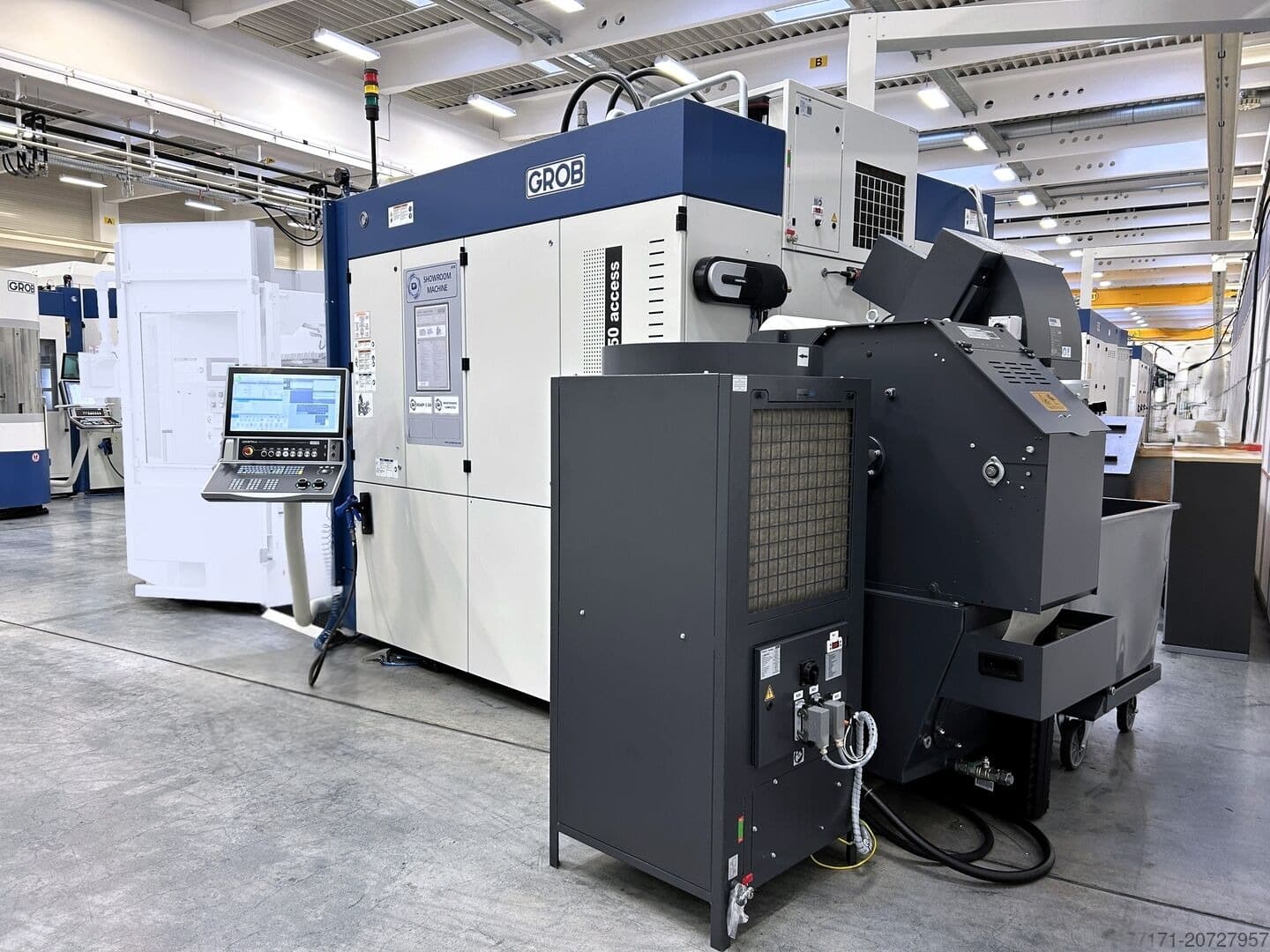 5-осевой горизонтальный обрабатывающий центр с ЧПУ GROB-WERKE G350 access-SERIE-ID17473