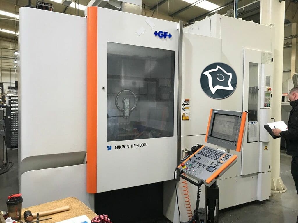5-осевой обрабатывающий центр с ЧПУ Mikron HPM 800 U-ID13885