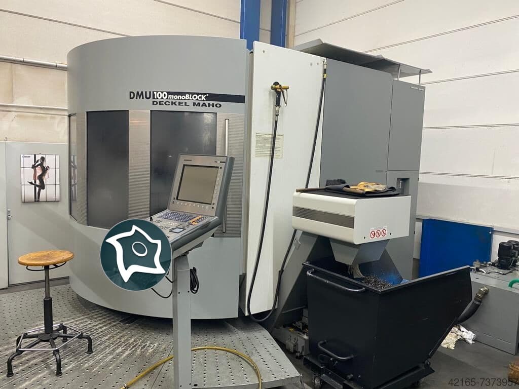 5-осевой универсально-фрезерный станок с ЧПУ DECKEL MAHO DMU 100 monoBLOCK-ID16694