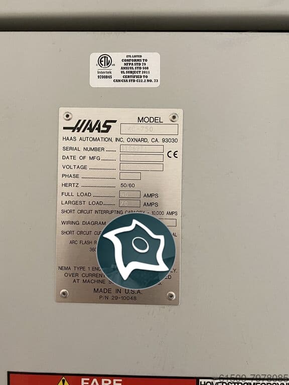 5-осевой вертикально-фрезерный станок с ЧПУ Haas UMC-750-ID16936