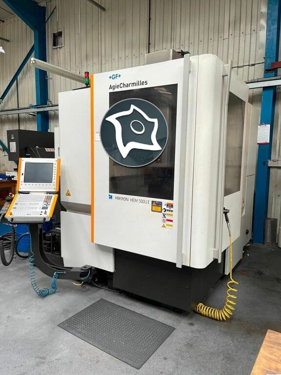 5-осевой вертикально-фрезерный станок с ЧПУ Mikron HEM 500 U-ID15743