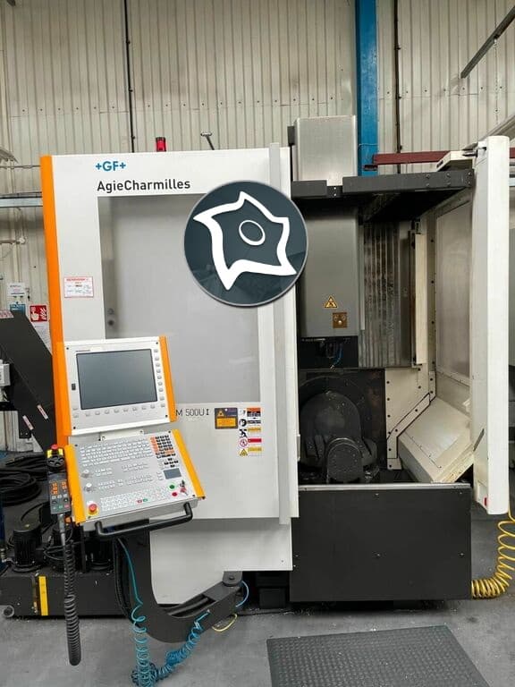 5-осевой вертикально-фрезерный станок с ЧПУ Mikron HEM 500 U-ID15743