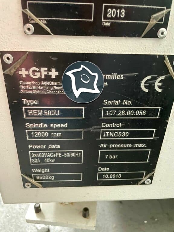 5-осевой вертикально-фрезерный станок с ЧПУ Mikron HEM 500 U-ID15743