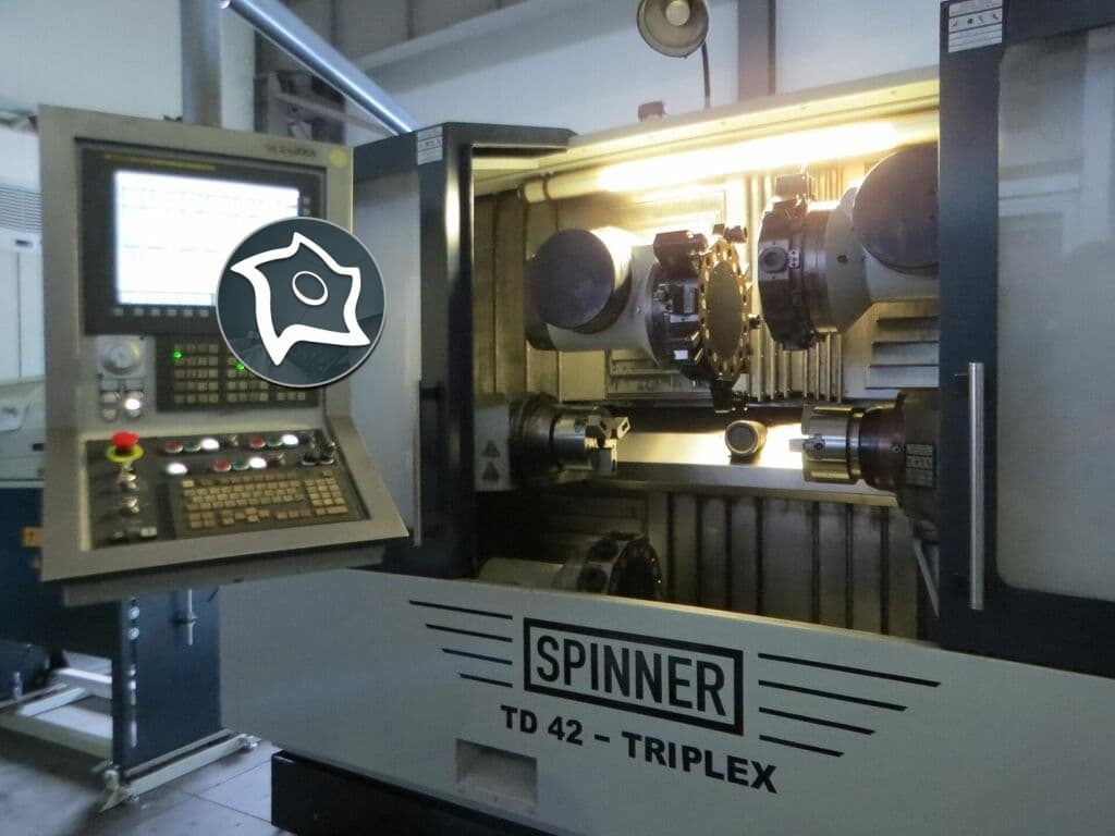 брабатывающий центр токарный с тремя револьверами SPINNER TD 42 Triplex-ID14893