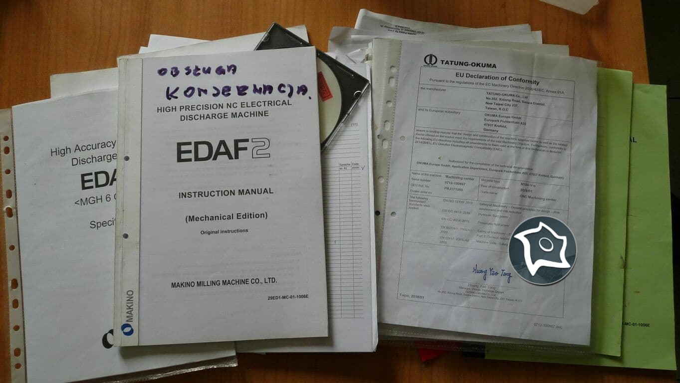 Электроэрозионный копировально‑прошивной станок с ЧПУ Makino EDAF 2-ID15629