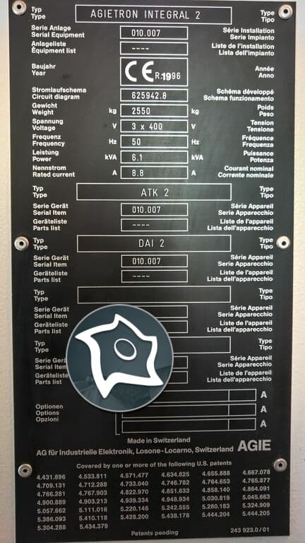 Электроэрозионный прошивной станок с ЧПУ AGIE CHARMILLES Agitron Integral 2-ID13976
