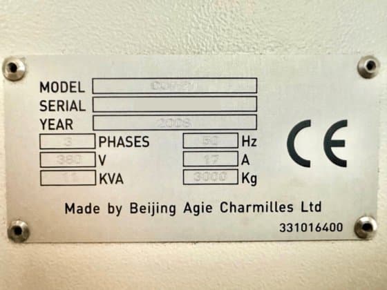 Электроэрозионный проволочно-вырезной станок AgieCharmilles CUT 20-ID17711