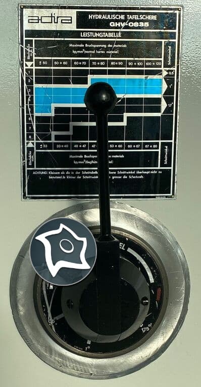 Гидравлические гильотинные ножницы ADIRA GHV 0835-ID14243