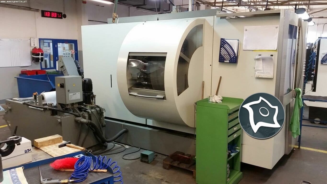 Горизонтально-фрезерный обрабатывающий центр с ЧПУ DECKEL MAHO DMC 50 H-ID14221