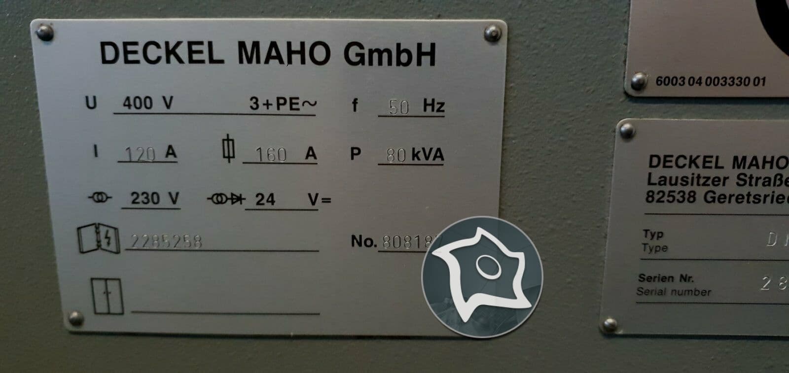 Горизонтально-фрезерный обрабатывающий центр с ЧПУ Deckel Maho DMC 60 H hi-dyn-ID14515