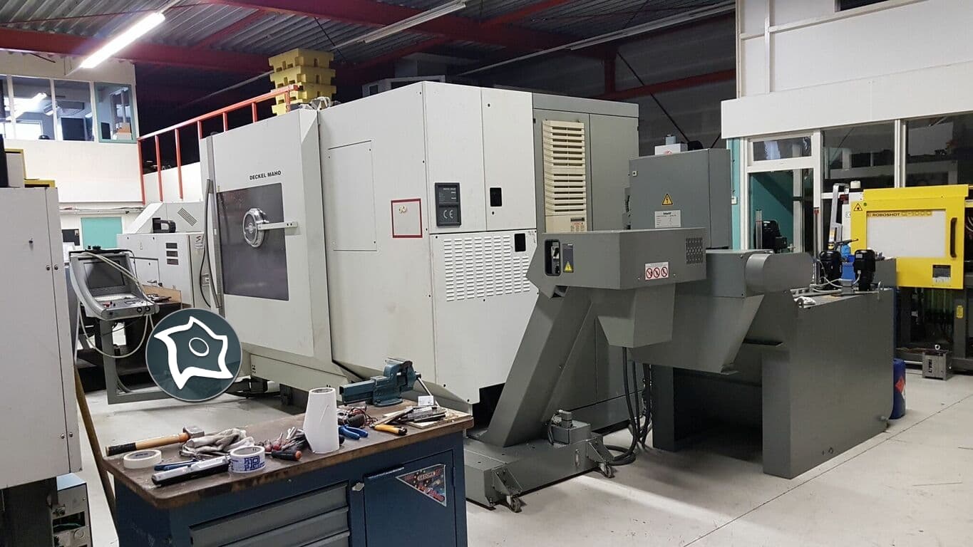 Горизонтально-фрезерный обрабатывающий центр с ЧПУ DMG DECKEL MAHO DMC 60 U HI-DYN-ID12582