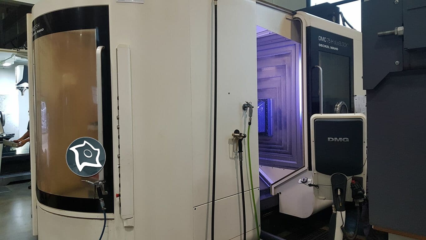 Горизонтально-фрезерный обрабатывающий центр с ЧПУ DMG MORI DMC 75 H-ID12561