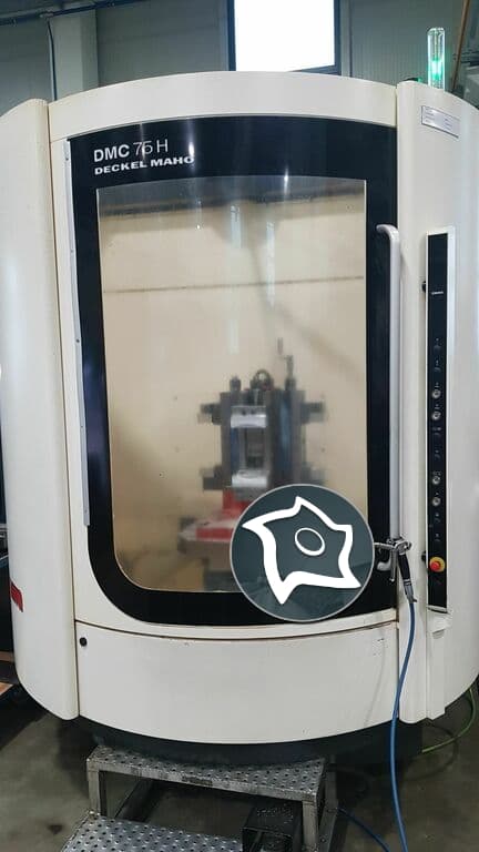 Горизонтально-фрезерный обрабатывающий центр с ЧПУ DMG MORI DMC 75 H-ID12561