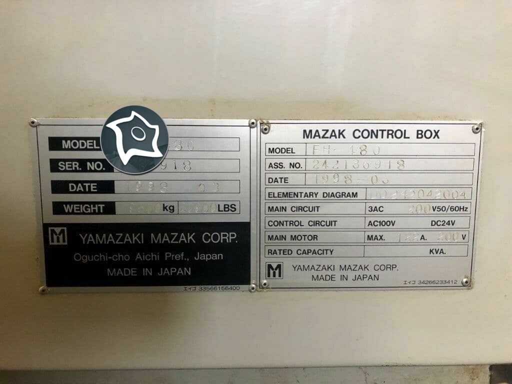 Горизонтально-фрезерный обрабатывающий центр с ЧПУ Mazak FH 480-ID14211