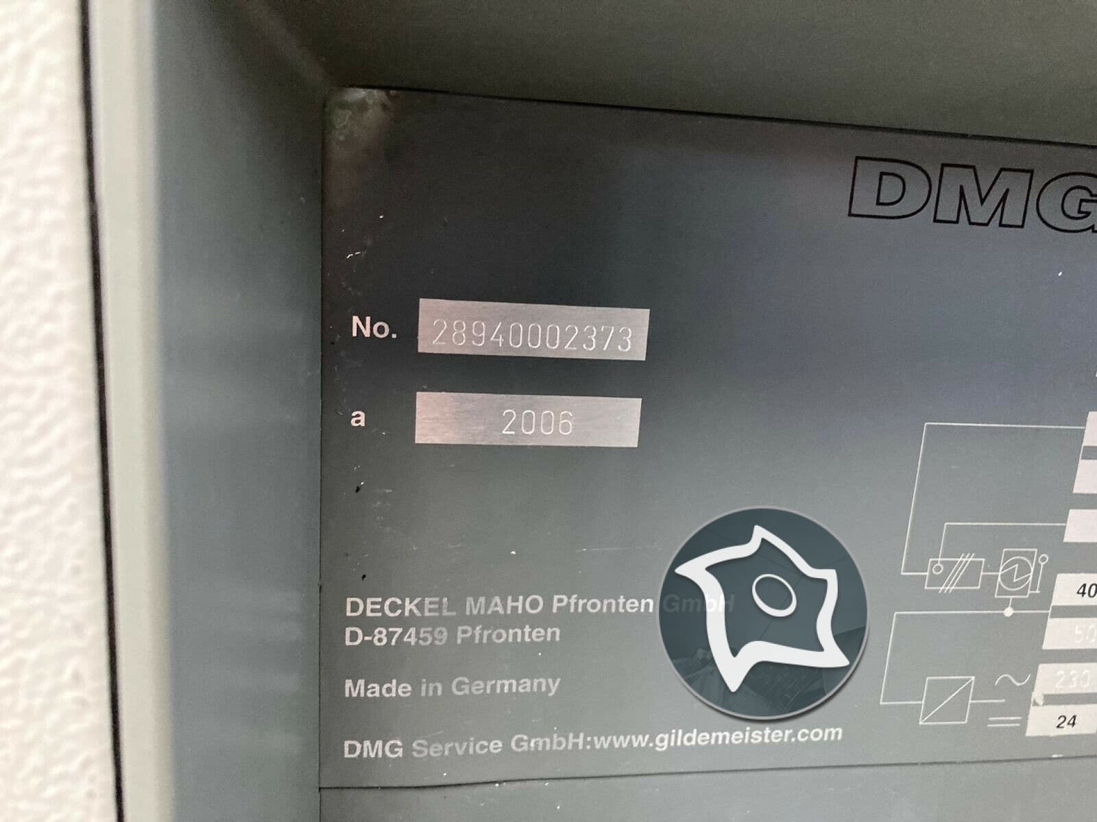 Горизонтально-фрезерный станок с ЧПУ Deckel Maho DMC 50 H -ID14556