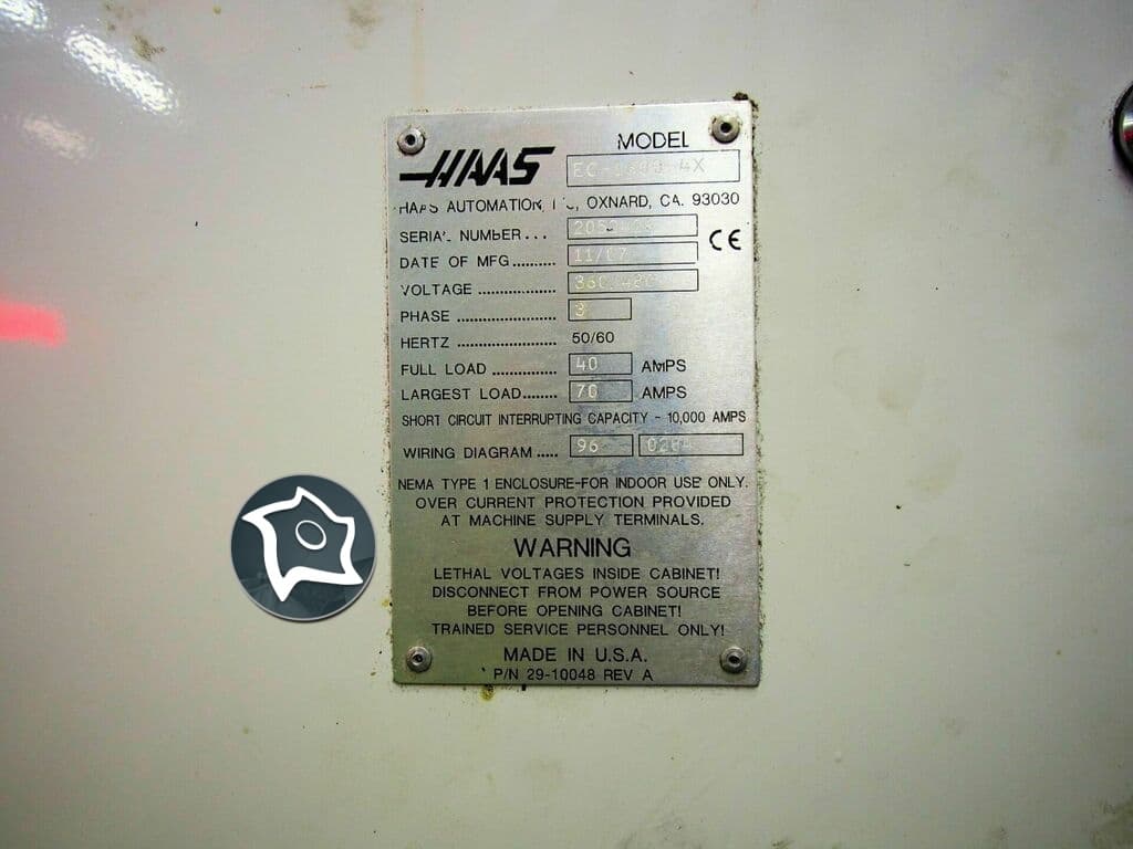 Горизонтально-фрезерный станок с ЧПУ HAAS EC 1600-4X-ID14809