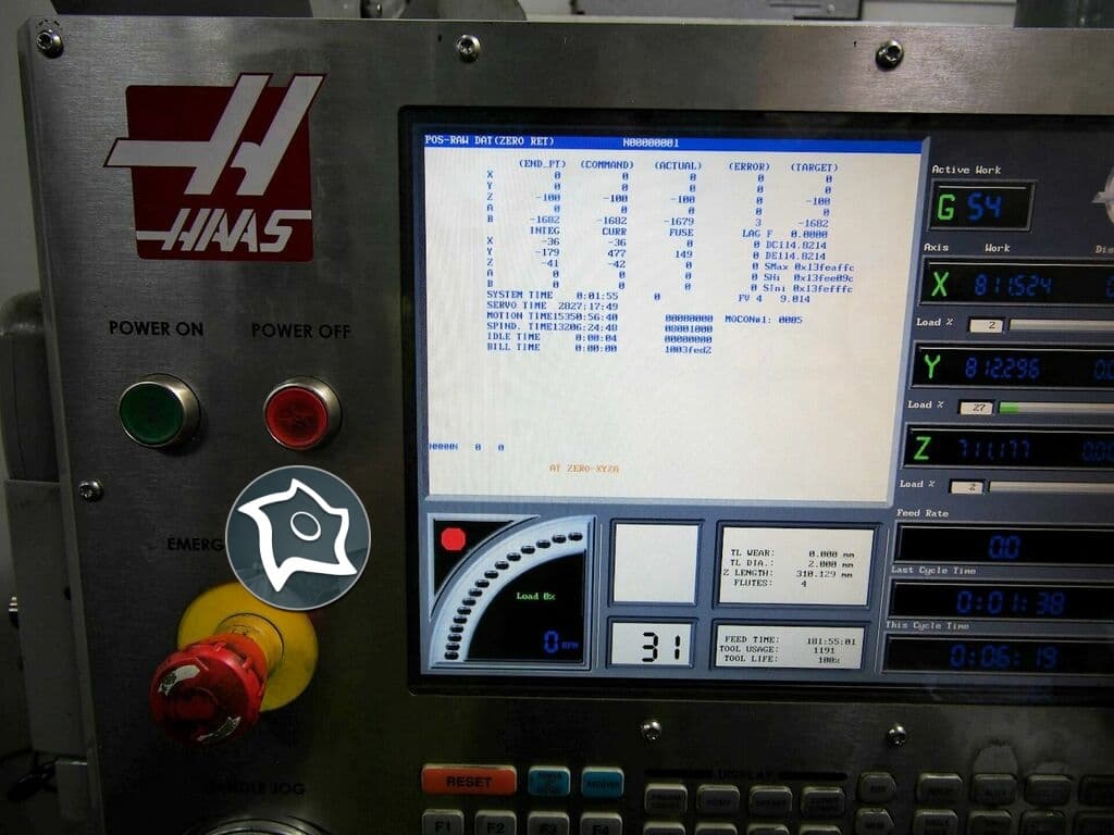 Горизонтально-фрезерный станок с ЧПУ HAAS EC 1600-4X-ID14809