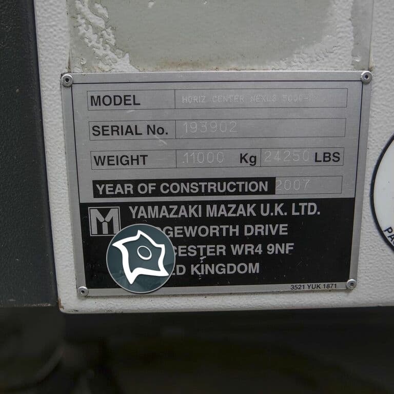 Горизонтально-фрезерный станок с ЧПУ Mazak HCN 5000 II-ID14861