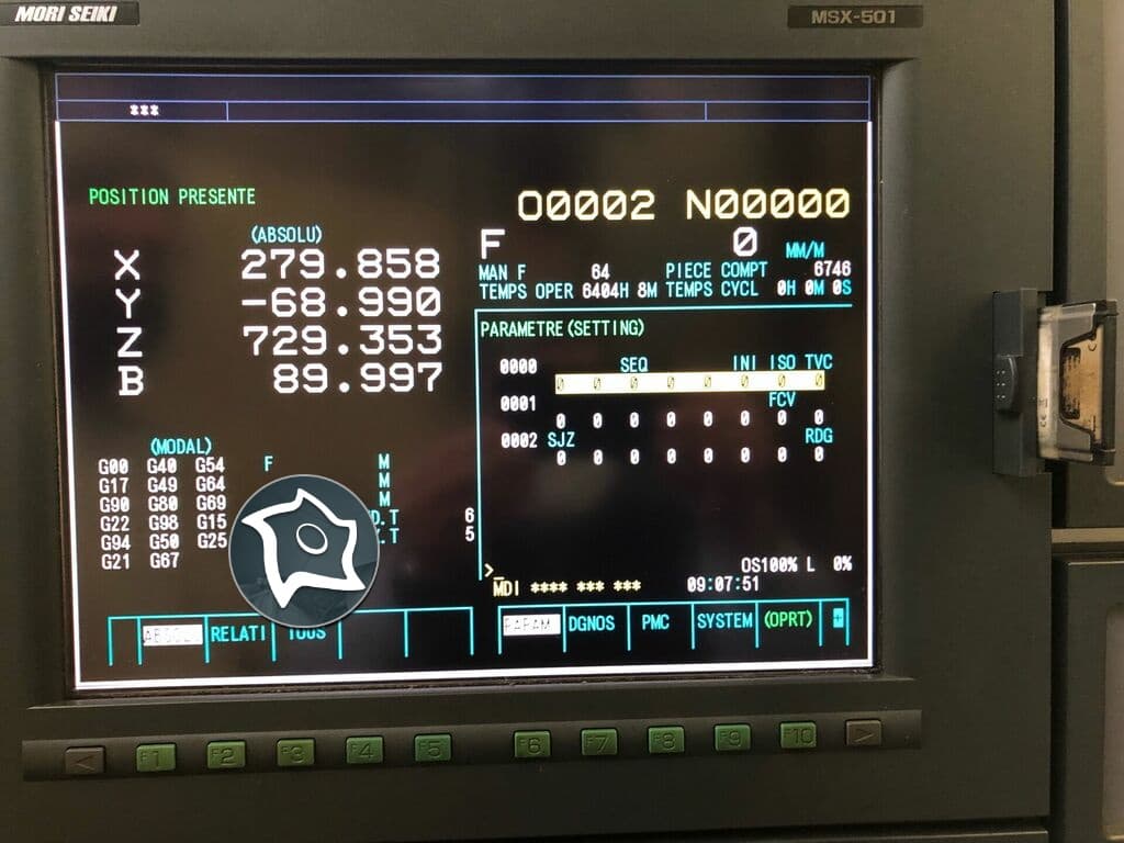 Горизонтально-фрезерный станок с ЧПУ Mori Seiki NH 4000 DCG-ID16463