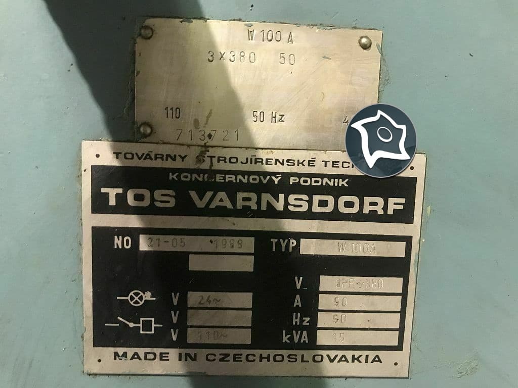 Горизонтально-расточной станок с ЧПУ TOS VARNSDORF W 100 A-ID15381