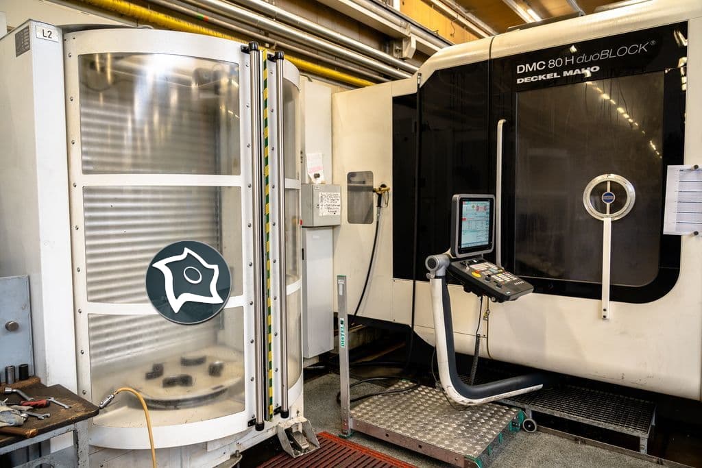 Горизонтальный фрезерный обрабатывающий центр Deckel Maho DMC 80 H DUOBLOCK-ID12509