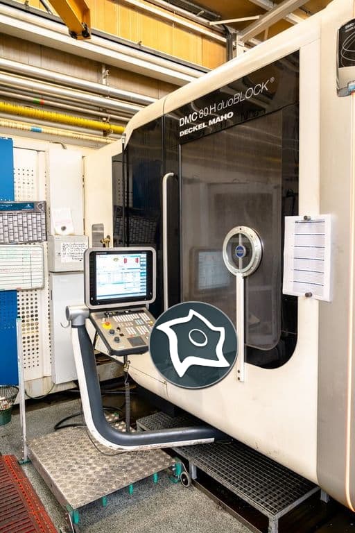 Горизонтальный фрезерный обрабатывающий центр Deckel Maho DMC 80 H DUOBLOCK-ID12509