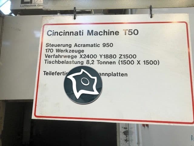 Горизонтальный обрабатывающий центр с ЧПУ CINCINATI T- Magnum 800-ID13280