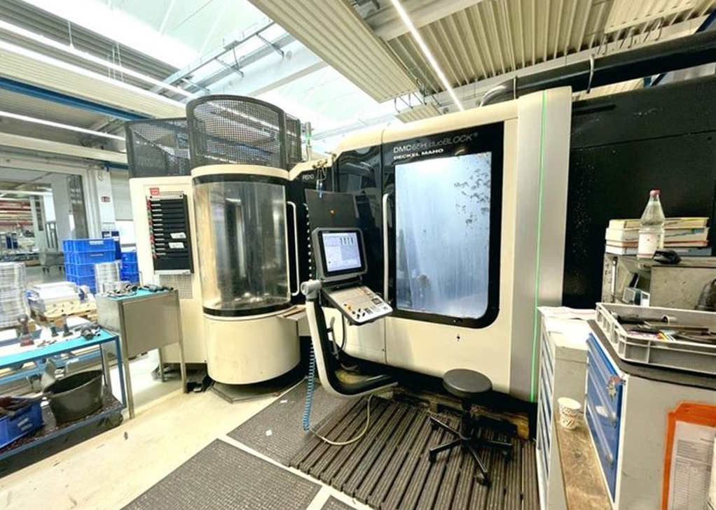 Горизонтальный обрабатывающий центр с ЧПУ DECKEL-MAHO DMG DMC 65 H duoBlock-ID17496