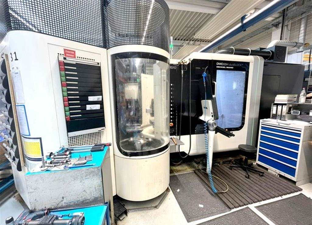 Горизонтальный обрабатывающий центр с ЧПУ DECKEL-MAHO DMG DMC 65 H duoBlock-ID17496