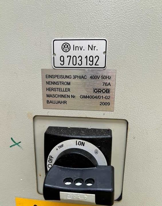 Горизонтальный обрабатывающий центр с ЧПУ GROB BZ 500-ID17450