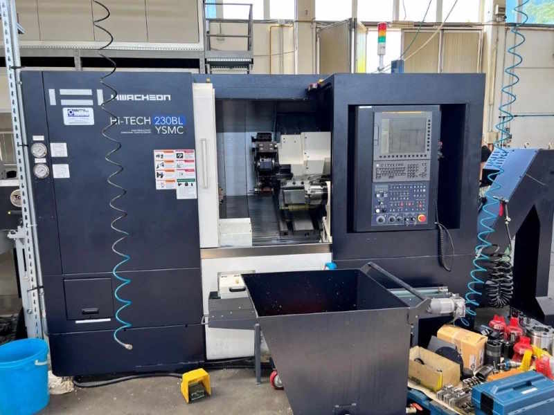 Горизонтальный токарно-фрезерный центр Hwacheon HI-TECH 230 BL YSMC-ID17142