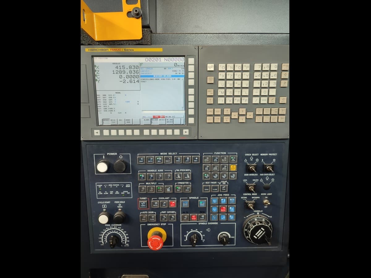 Горизонтальный токарно-фрезерный центр с ЧПУ HWACHEON HI-TECH 450 BL YMC-ID17139