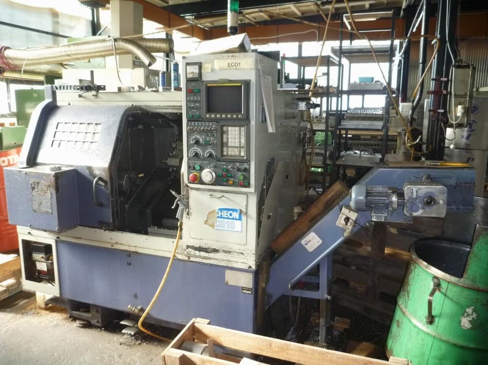 Горизонтальный токарный станок с ЧПУ HWACHEON - Hi-ECO10 - 1999 -ID17137