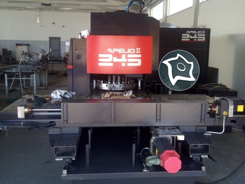 Комбинированный пробивной пресс с лазером Amada Apelio II 245-ID14529