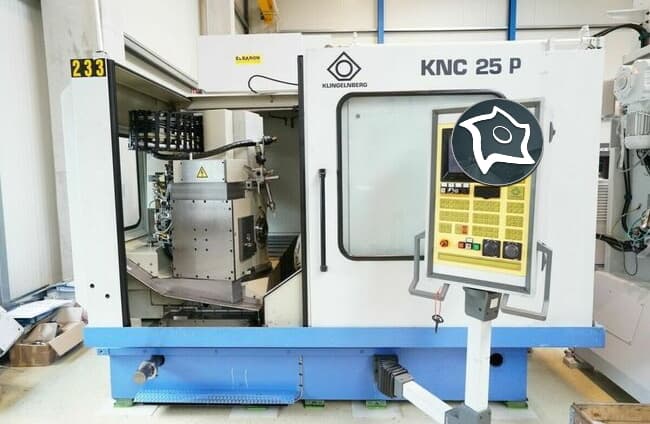 Конический зубофрезерный станок с криволинейными зубьями KLINGELNBERG KNC 25 P-ID12982