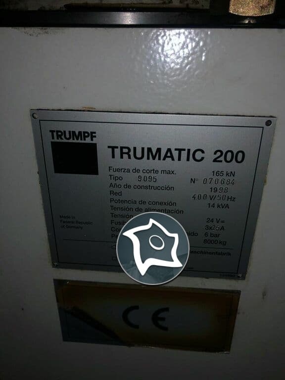 Координатно-пробивной пресс с ЧПУ TRUMPF TC 200 R-ID14751