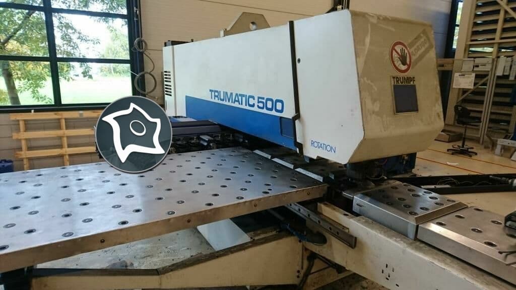 Координатно-пробивной пресс с ЧПУ Trumpf Trumatic 500 R-1300-ID14288