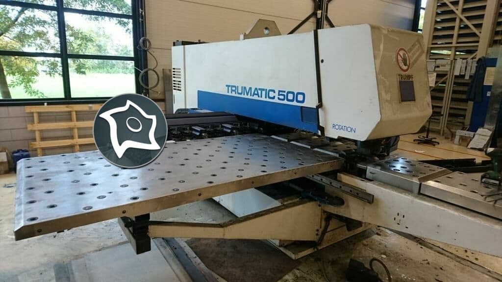 Координатно-пробивной пресс с ЧПУ Trumpf Trumatic 500 R-1300-ID14288