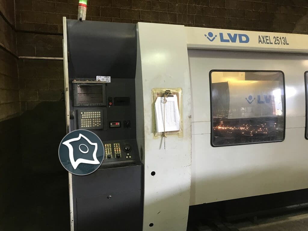Лазерная резка с ЧПУ LVD Axel 2513L 3 Kw -ID15010