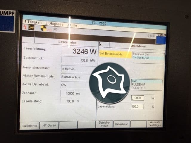 Лазерная резка с ЧПУ TRUMPF TC L 2530 3KW-ID14758