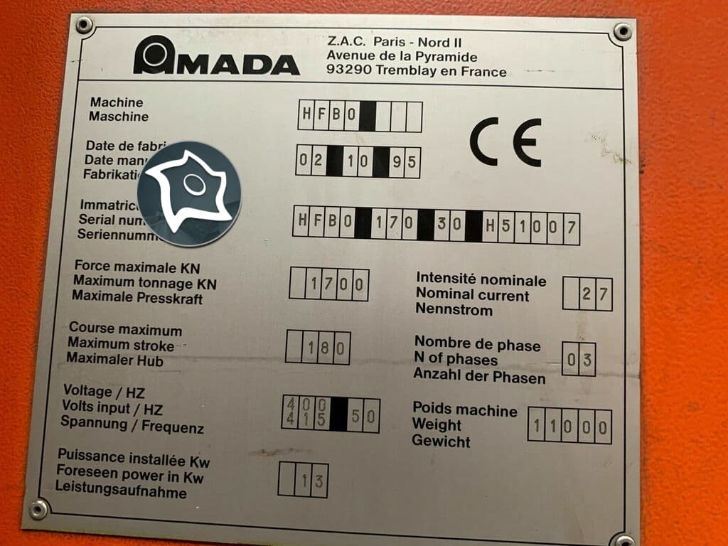 Листогибочный гидравлический пресс с ЧПУ AMADA PROMECAM HFB 170-3-ID15571