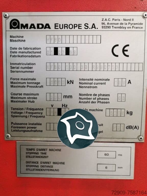 Листогибочный гидравлический пресс с ЧПУ AMADA PROMECAM HFBO 103-ID16888